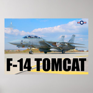 F-14 TOMCAT "PREFLIGHT" POSTER