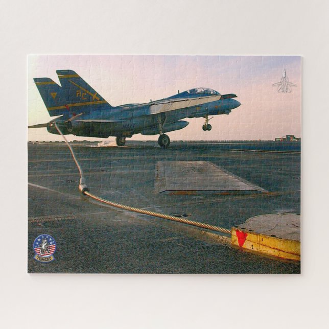 F-14 TOMCAT “TRAP” (16x20 inch) Jigsaw Puzzle (Horizontal)