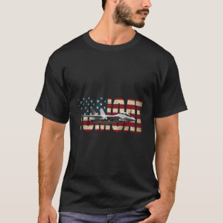 F-14 Tomcat Us American Flag Tshirt