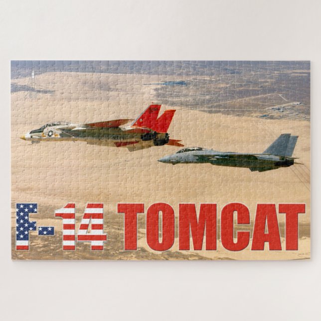 F-14 TOMCAT "WINGMAN" (20x30 inch) Jigsaw Puzzle (Horizontal)