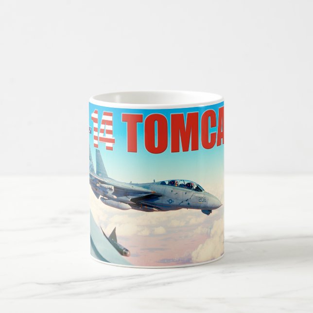 F-14 TOMCAT "WINGMAN" COFFEE MUG (Center)