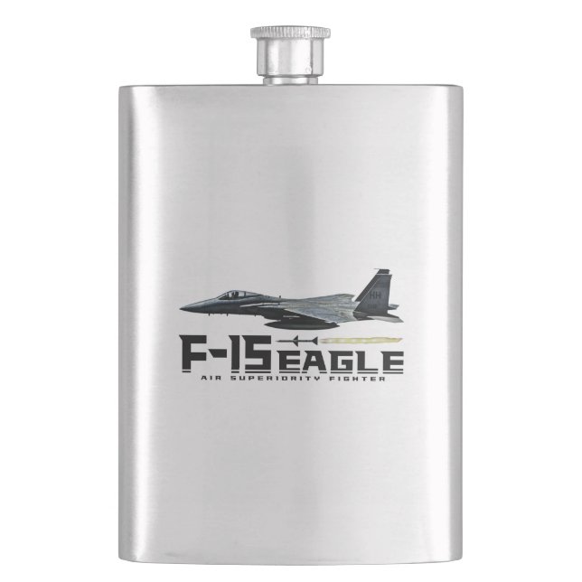 F-15 Eagle Hip Flask (Front)