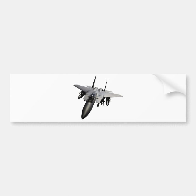 F-15 Eagle Jet Fighter Bumper Sticker (Front)