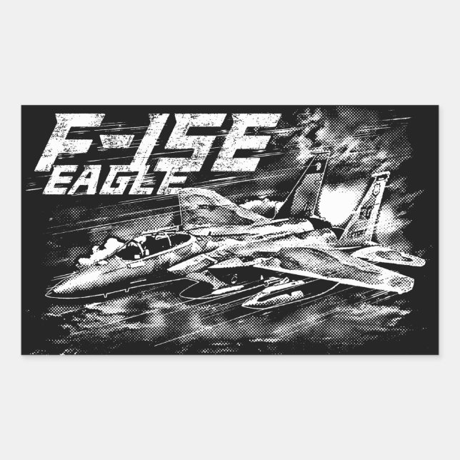 F-15 Eagle Rectangle Stickers (Front)