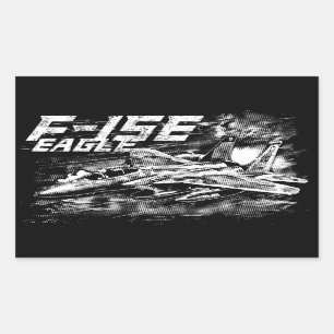 F-15 Eagle Rectangle Stickers