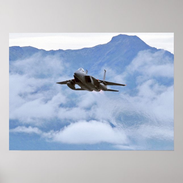 F-15 Strike Eagle Aircraft Poster (Front)