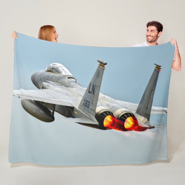 F-15C EAGLE FLEECE BLANKET (In Situ)