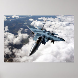 F-15C Over Alaska Poster