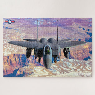 F-15E STRIKE EAGLE - GRAND CANYON (20x30 INCH) Jigsaw Puzzle