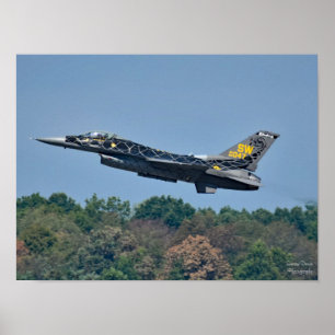 F-16 Fighter Jet Take-Off Poster