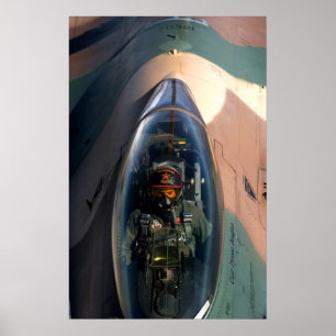 F-16 Fighting Falcon Aircraft Poster