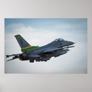 F-16 Fighting Falcon Aircraft Poster