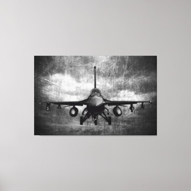 F-16 Fighting Falcon Canvas Print (Front)