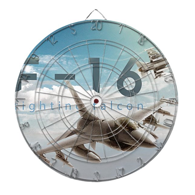 F-16 Fighting Falcon Dartboard (Front)