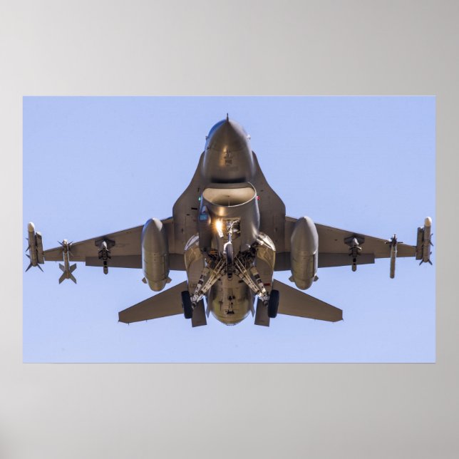 F-16 Fighting Falcon Poster (Front)