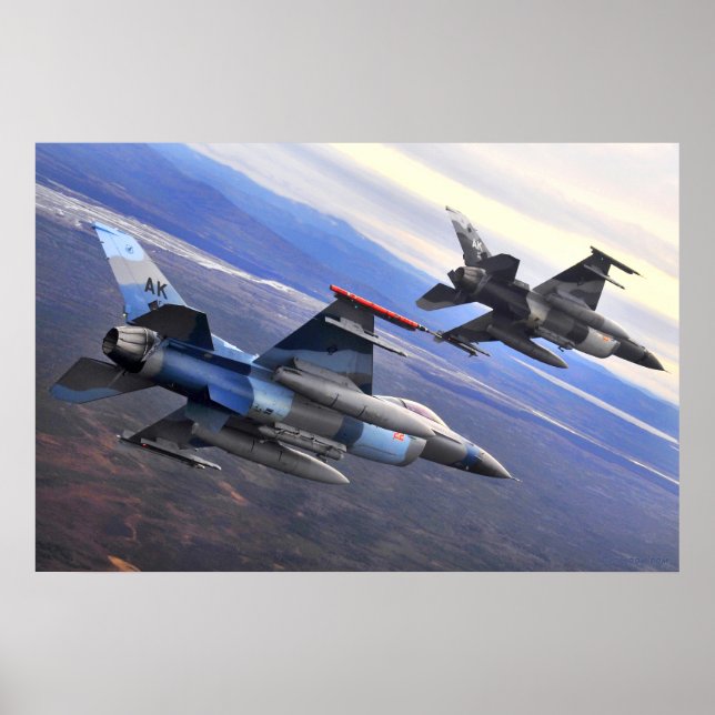 F-16 Fighting Falcon Poster (Front)