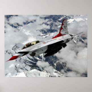 F-16 Fighting Falcon Thunderbird Poster
