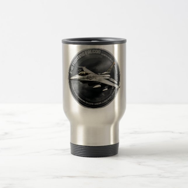 F-16 Fighting Falcon Travel Mug (Center)