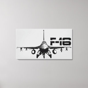 F-16 Fighting Falcon Wrapped Canvas