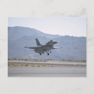F-16 Landing At Luke Air Force Base Postcard
