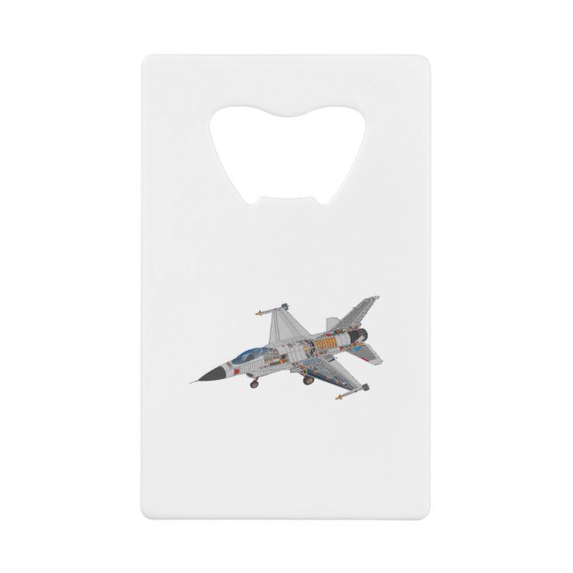 F-16 Military Fighter Jet Internal Mechanics (Front)