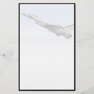 F-16 Thunderbird In Flight Stationery