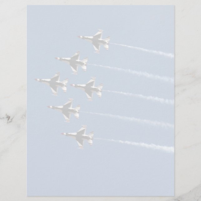 F-16 Thunderbirds Delta Formation (Front)