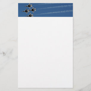 F-16 Thunderbirds Diamond Formation Stationery