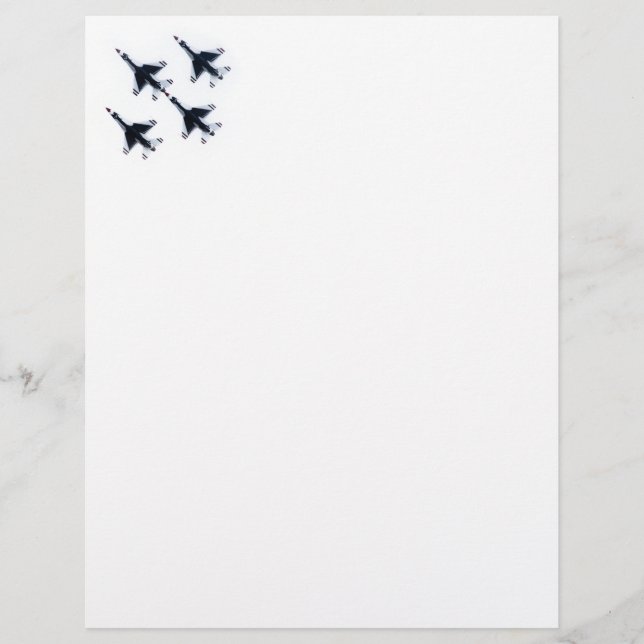 F-16 Thunderbirds - Four in Formation (Front)