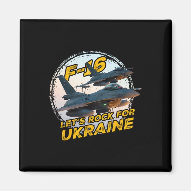 F-16 Ukraine 1  Magnet (Front)