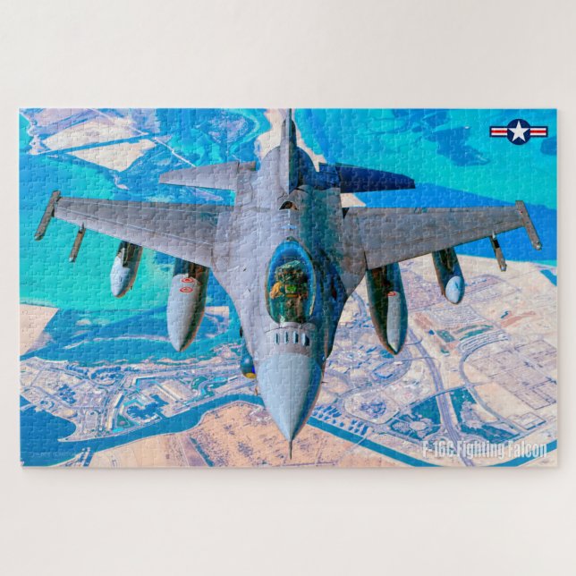 F-16C FIGHTING FALCON (20x30 INCH) Jigsaw Puzzle (Horizontal)