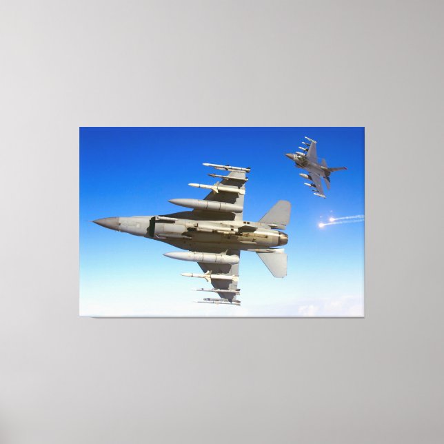 F-16C FIGHTING FALCON 40x60 Canvas Print (Front)
