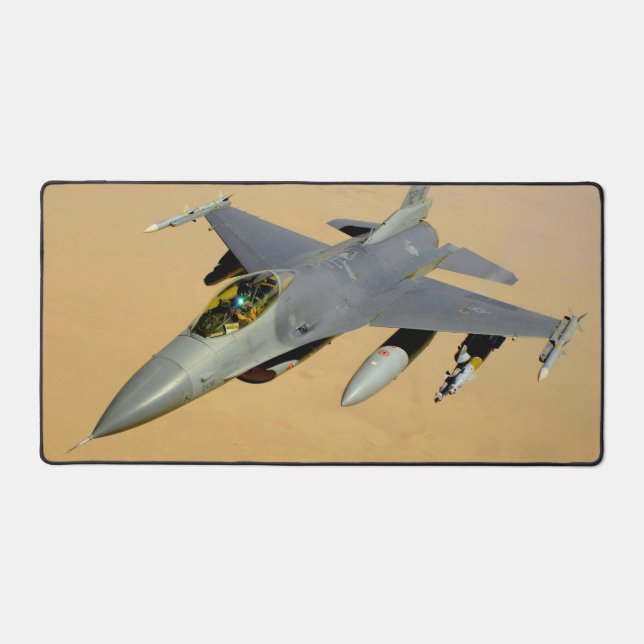 F-16C FIGHTING FALCON DESK MAT (Front)