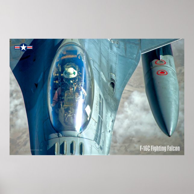 F-16C FIGHTING FALCON POSTER (Front)