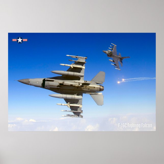 F-16C FIGHTING FALCON POSTER (Front)