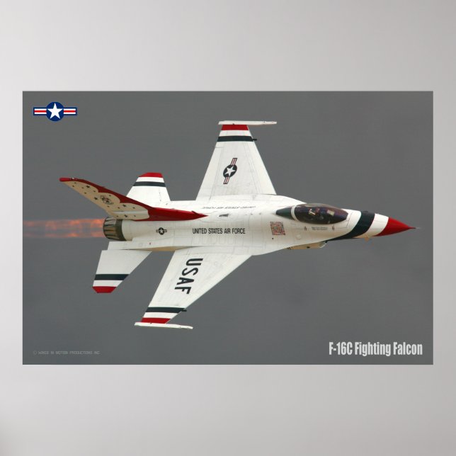 F-16C FIGHTING FALCON POSTER (Front)
