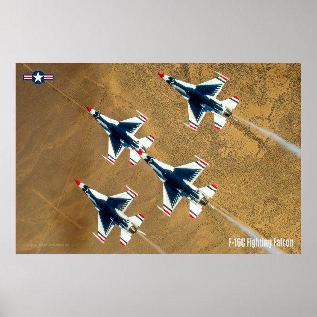 F-16C FIGHTING FALCON POSTER (Front)