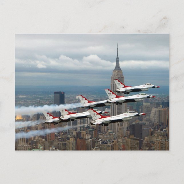 F-16's New York City Postcard (Front)