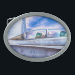 F-18 HORNET FIGHTER JET At Ease Belt Buckle<br><div class="desc">Taking a long look at the iconic F/A-18 Super Hornet fighter jet cockpit close up and at ease in MCAS,  San Diego,  CA. * Photography & Digital painting effects / Light - Moderate.</div>