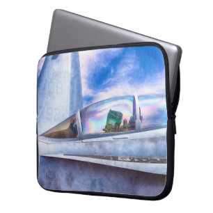 F-18 HORNET FIGHTER JET At Ease Laptop Sleeve