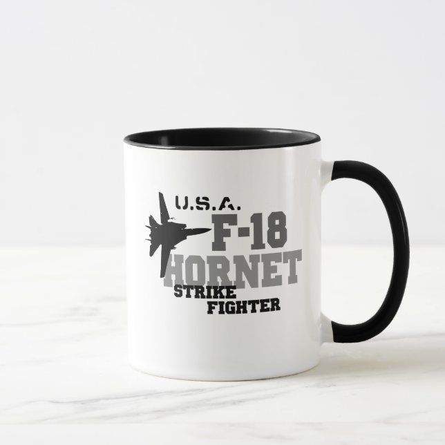 F-18 Hornet - Strike Fighter Mug (Right)