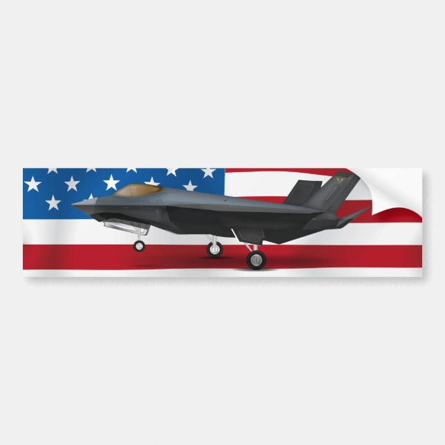 F-22 BUMPER STICKER (Front)