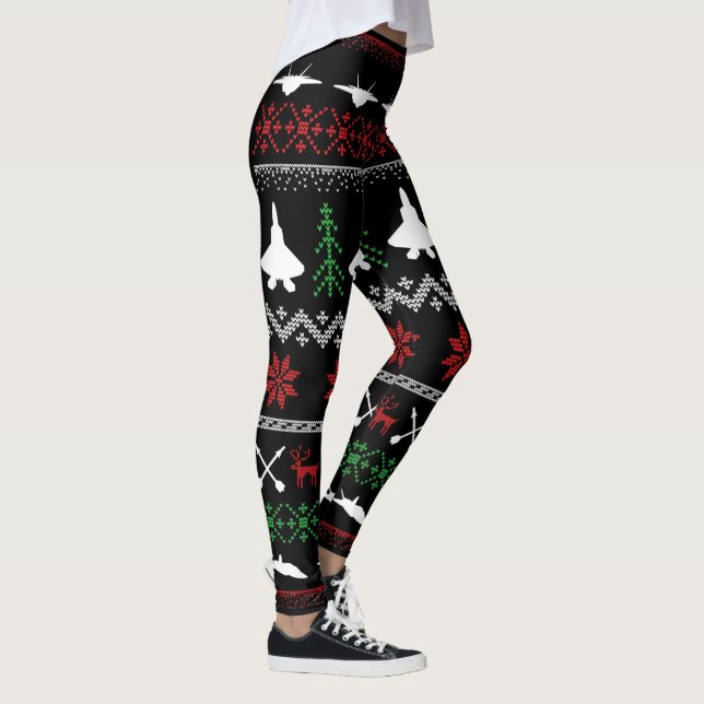 F-22 Christmas Leggings (Right)