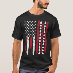 F 22 Crew Jet Fighter Raptor Aeroplane Distress Am T-Shirt