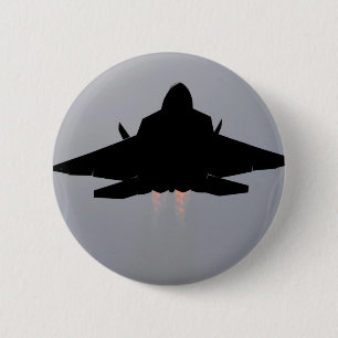 F-22 LEAVING GUAM 6 CM ROUND BADGE
