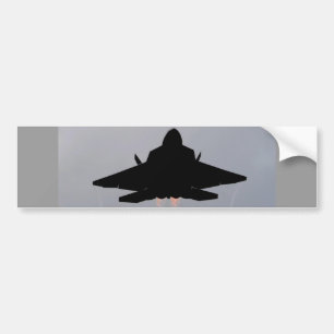 F-22 LEAVING GUAM BUMPER STICKER