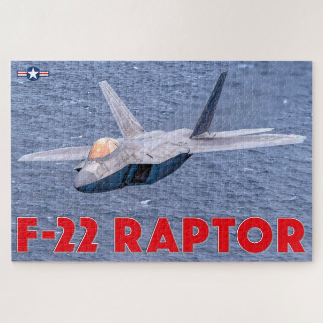 F-22 RAPTOR (20x30 INCH) Jigsaw Puzzle (Horizontal)