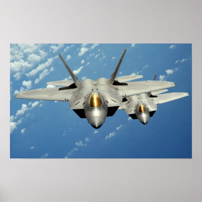 F-22 Raptor Aircraft Poster (Front)
