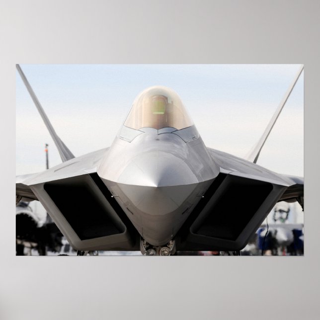 F-22 Raptor Aircraft Poster (Front)