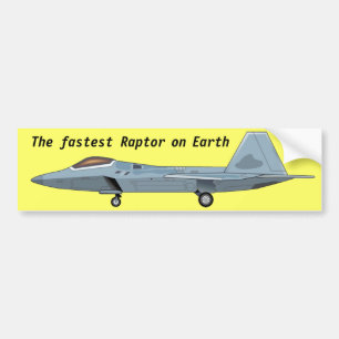 F-22 Raptor Bumper Sticker